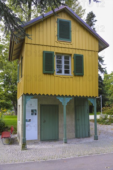 The old garden house in the villa gardens