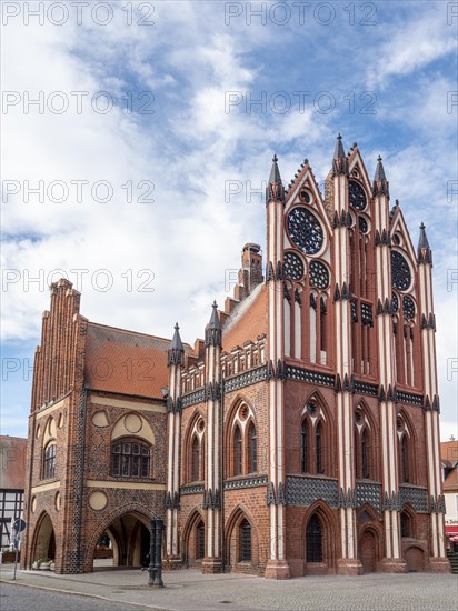 Brick building Tangermuende Town Hall