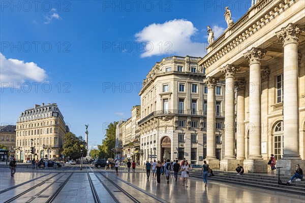 Grand Theatre at Place de la Comedie in the Old Town