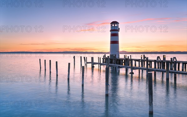 Lighthouse at sunset