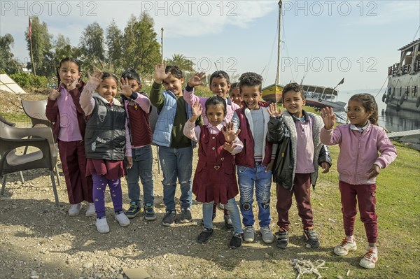 Group of students on excursion