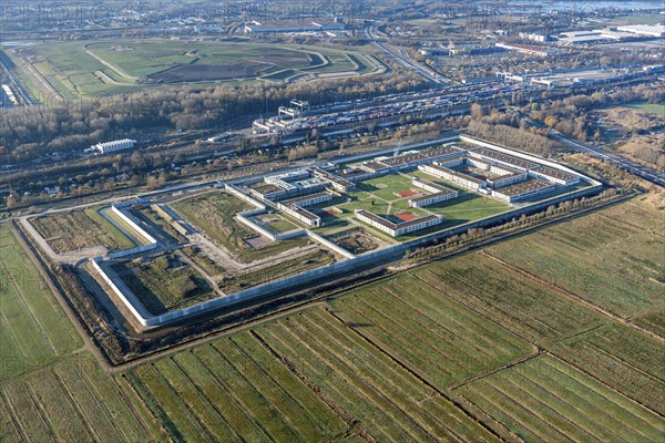 Aerial view of JVA Billwerder