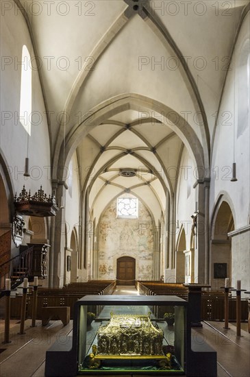 Interior of the Romanesque St. Stephen's Minster