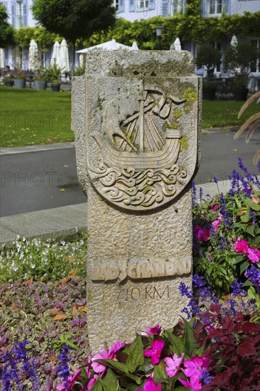 Stone with inscription Bad Schandau