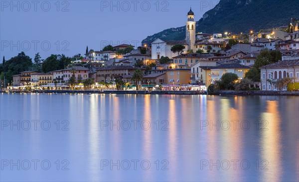 Limone sul Garda at blue hour