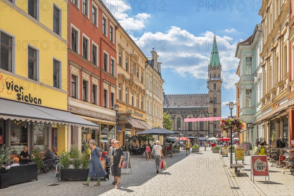 Georgstrasse with view to the town church of Our Lady