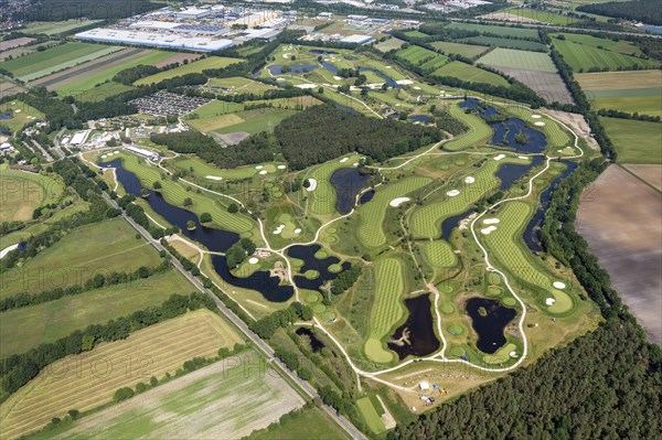 Aerial view of the Green Eagle Golf