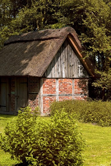 Barn in the historic moor farm of Augustendorf