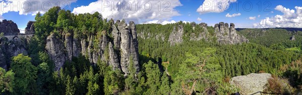 Panoramic photo Gansfelsen