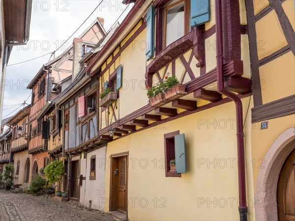 Colourful half-timbered houses in the centre of the old town