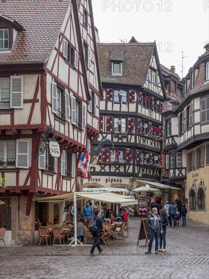 Half-timbered houses in the city centre