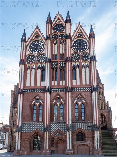 Brick building Tangermuende Town Hall