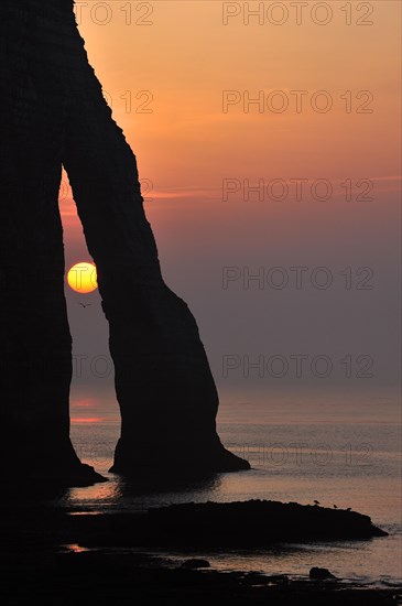 Silhouette of the Porte D'Aval