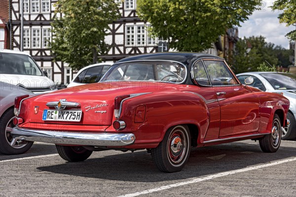 Vintage Borgward Isabella Coupe with white-band tyres