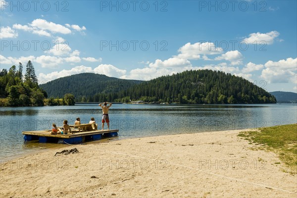 Bathing area in Seebrugg