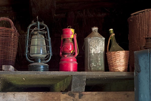 Exhibits in the historic moor yard of Augustendorf