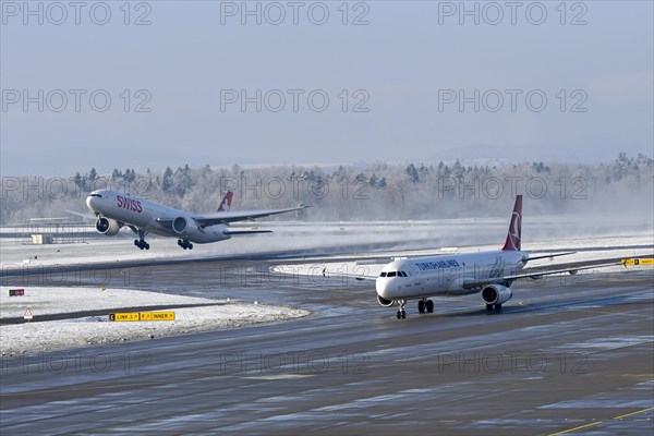 Departure Aircraft Swiss