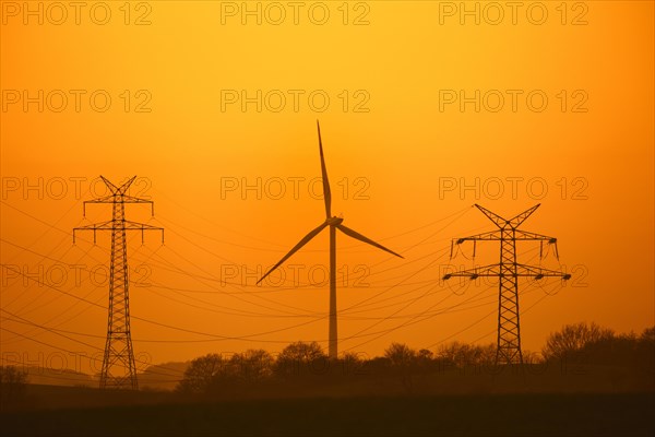 High-voltage electricity pylons