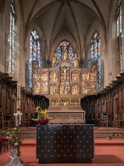 Interior of the Sainte-Croix Church