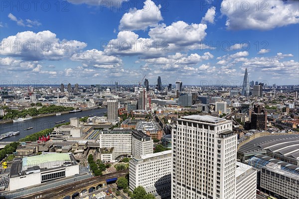 View from the London Eye Ferris Wheel