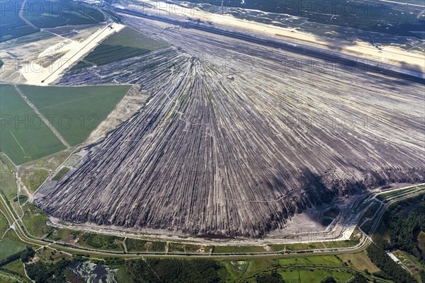 Aerial view of the Reichwalde opencast lignite mine