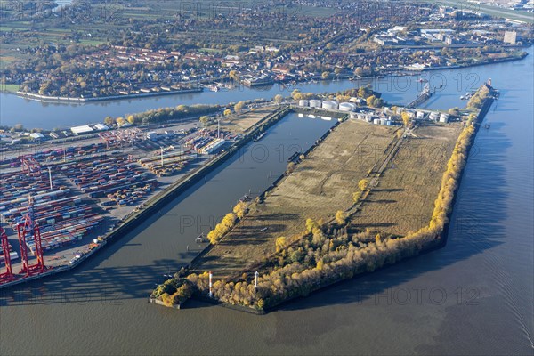 Aerial view of the Petroleumhafen