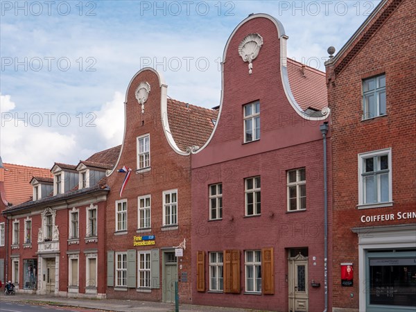 Red brick buildings in the Dutch Quarter on Kurfuerstenstrasse