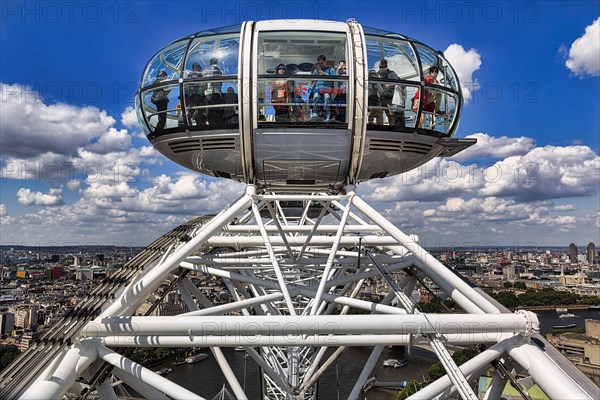 View from below a gondola