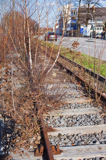 Dead tram track