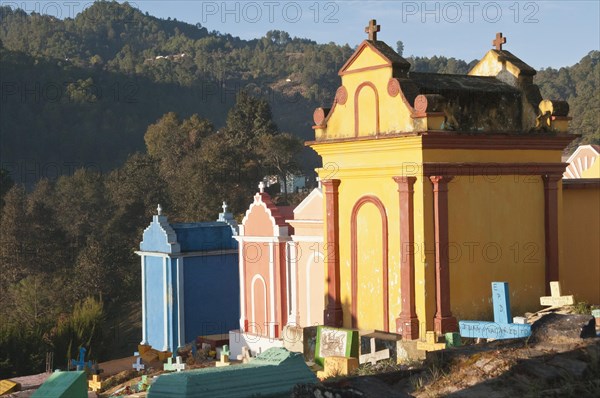 Colorful tombs