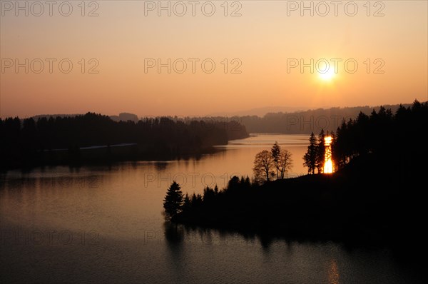 Sunset on the Lech