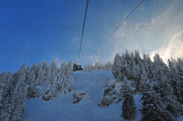 View of the mountain station of the Laberbergbahn