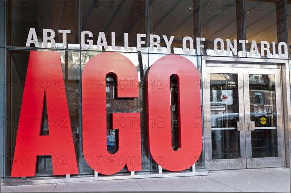 Entrance to the AGO