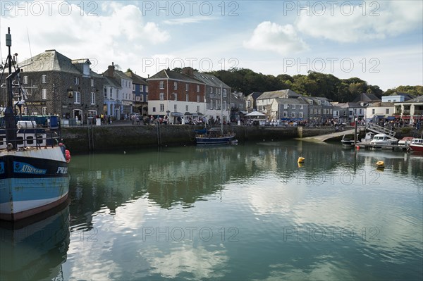 Town of Padstow viewed across the harbour