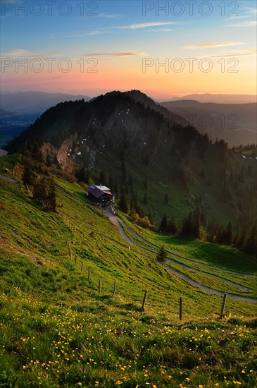 View from Hochgrat near Oberstaufen