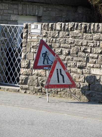 Construction site sign