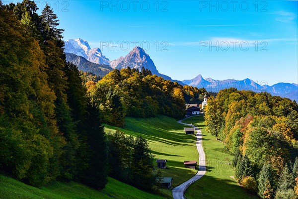 Wamberg above Garmisch in the Wetterstein mountains