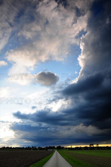 Rain clouds near Landsberg