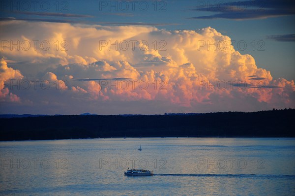 Excursion boat on Lake Constance