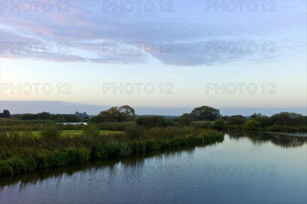 Sunrise in the Breites Wasser nature reserve