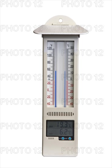 Maximum and minimum thermometer