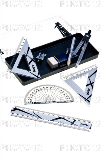 Helix technical drawing set