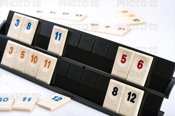 Rummikub tiles in rack