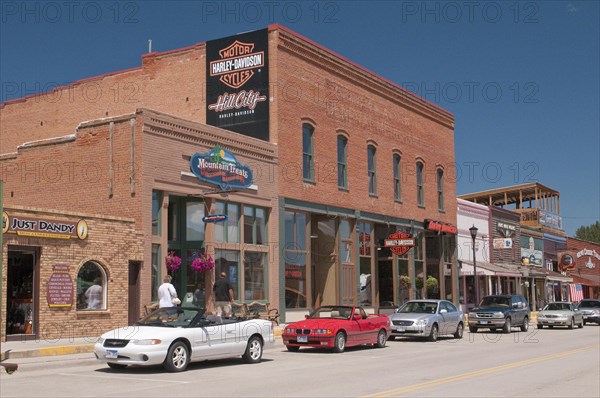 Harley Davidson shop along Main Street