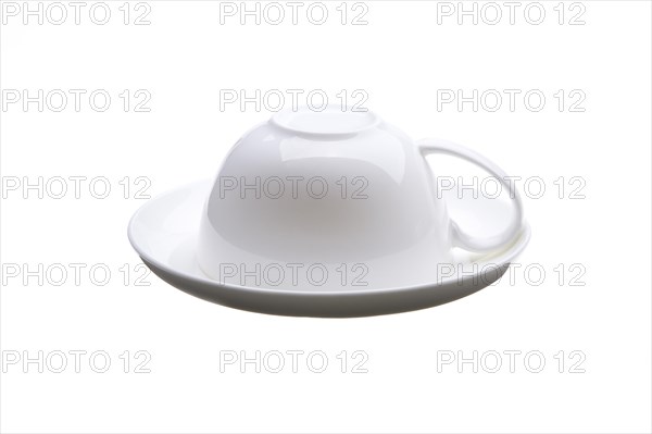 Cup and saucer upside down
