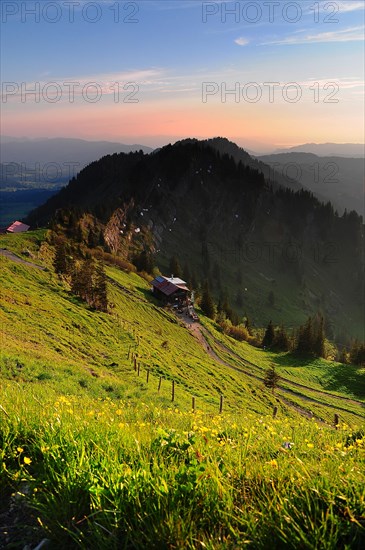 View from Hochgrat near Oberstaufen