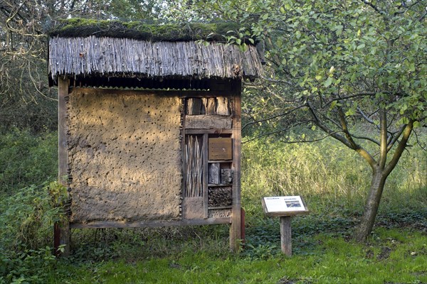 Insect hotel in the Werderland nature reserve