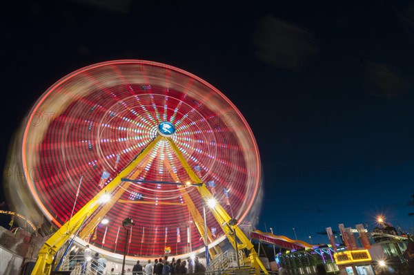 Ferris wheel at night