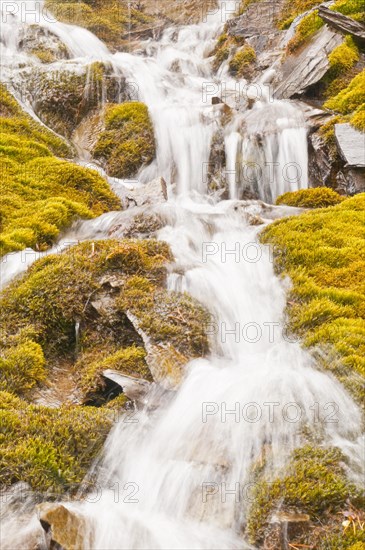 Unnamed roadside waterfall