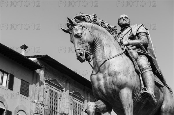 Bronze statue of Grand Duke Cosima I of Tuscany
